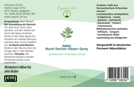 Immu Spray + 2 x Artemisia Annua • 20g im Aufgussbeutel
